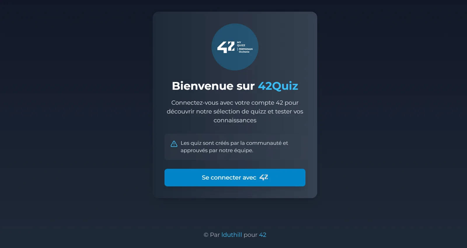 42 Quizz V2 - Aperçu 1